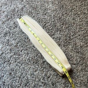 Bellami Professional Hand-Tied Weft Hair Extensions 16” Ash Blonde #60 Natural